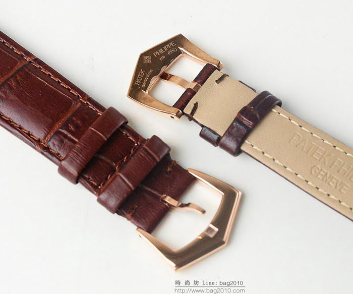 百達翡麗PATEK PHILPPE LS精品 新款 進口全自動機械機芯 316精鋼表殼 小牛皮錶帶 高端情侶對表  wssb3625